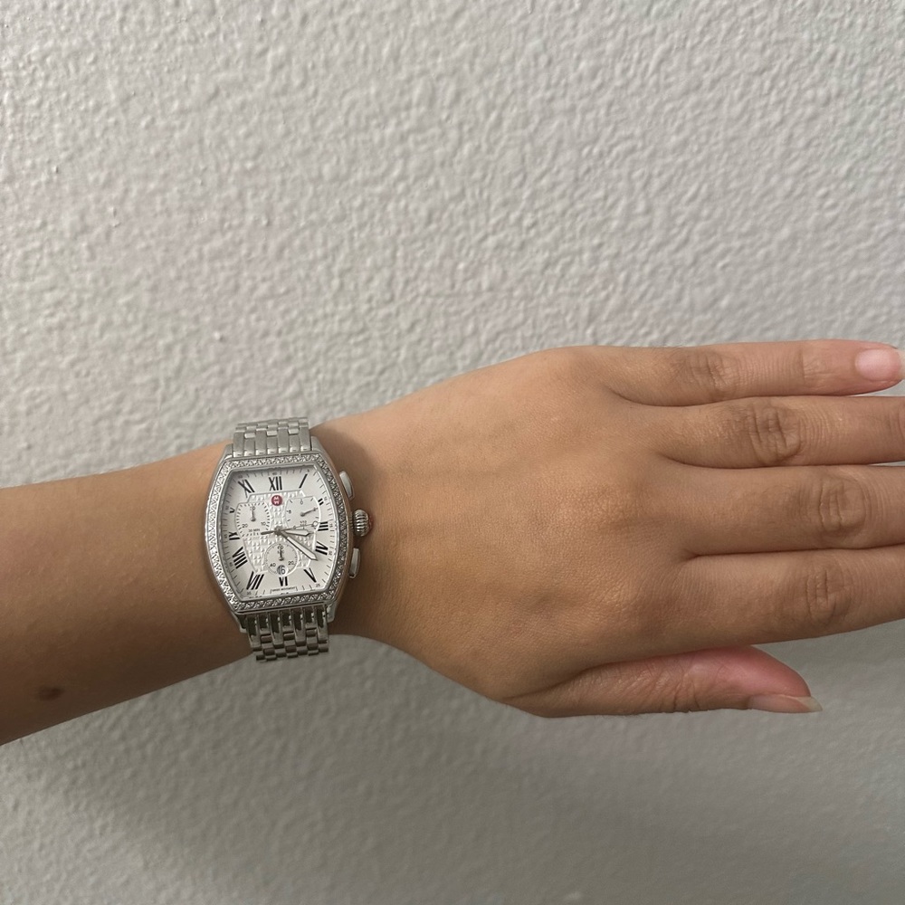 Michele Diamond Releve Chronograph Watch - Picture 3 of 4
